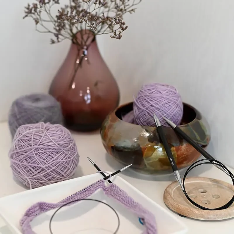 KnitPro Karbonz KIINTEÄT Pyöröpuikot, 100 cm