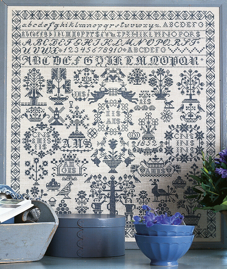 Kirjontasarja Nimiliina 55 x 58 cm