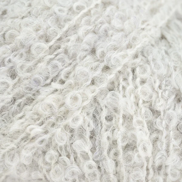 DROPS Alpaca Bouclé 8907 Kristallinharmaa (Mix)