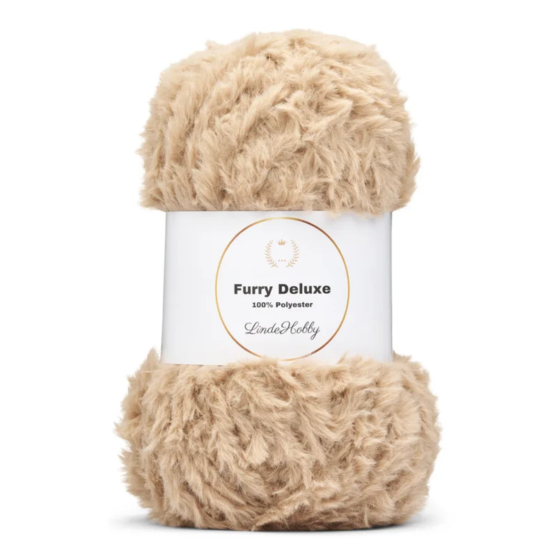LindeHobby Furry Deluxe 12 Lämmin Karamelli