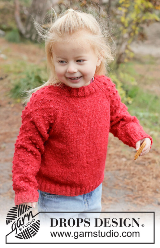 50-14 Cherry Pop Sweater by DROPS Design
