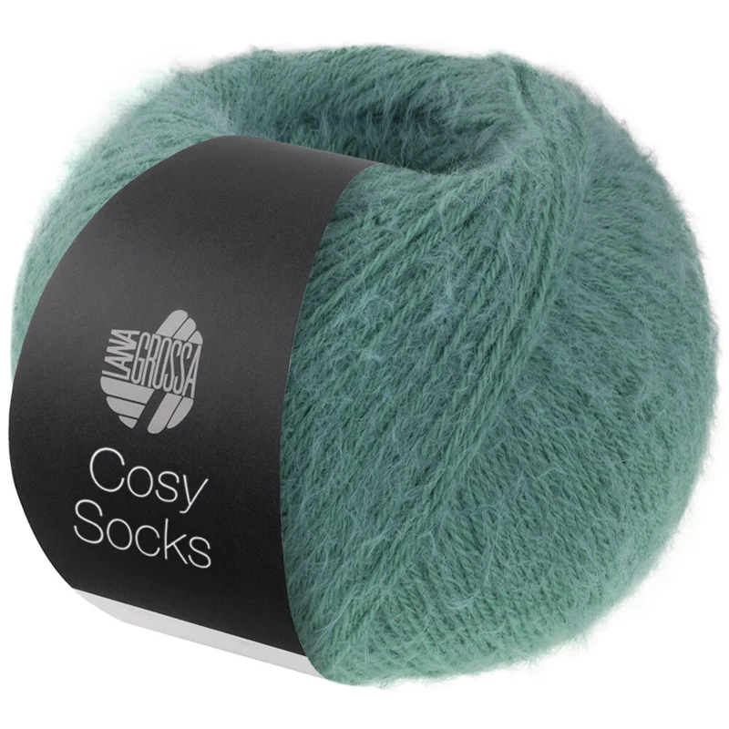 Lana Grossa Cosy Socks 06 Salvianvihreä