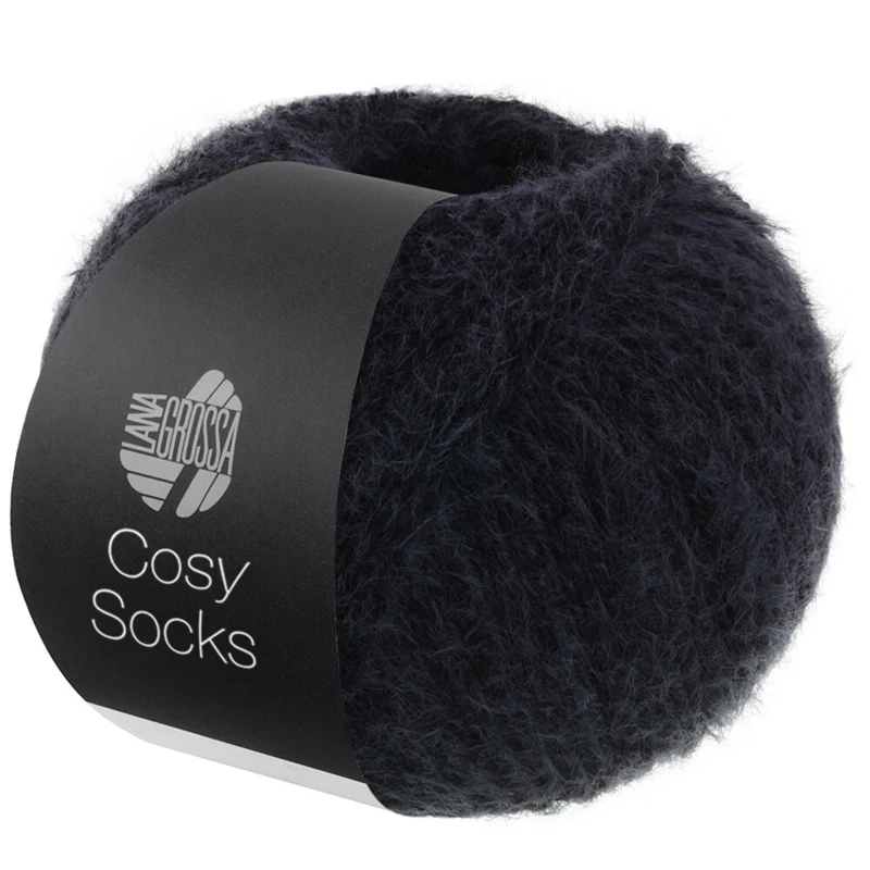 Lana Grossa Cosy Socks 18 Musta