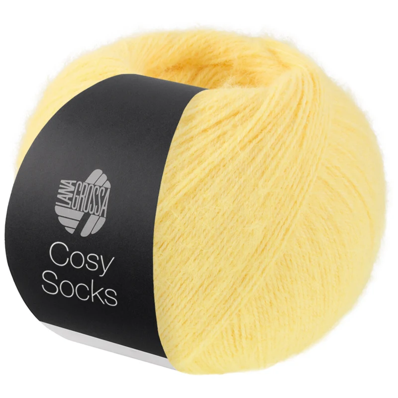 Lana Grossa Cosy Socks 19 Keltainen