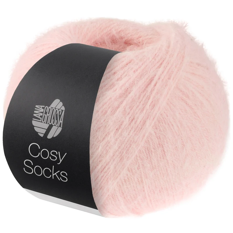 Lana Grossa Cosy Socks 01 Ruusu