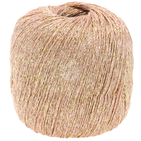 Lana Grossa Brillino 19 Vanha roosa/Kulta