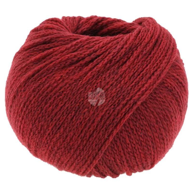 Lana Grossa Cool Merino 01 Tummanpunainen
