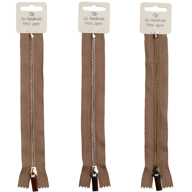 Go Handmade Metallivetoketju Beige: Kulta, hopea ja pronssi