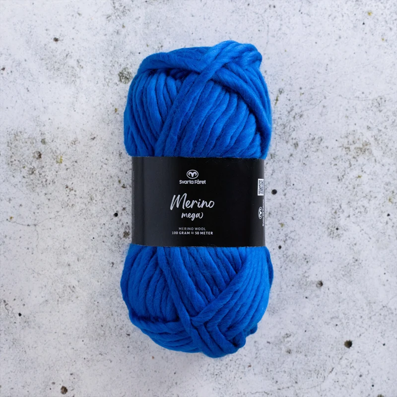Svarta Fåret Merino Mega 00 Sininen sävy