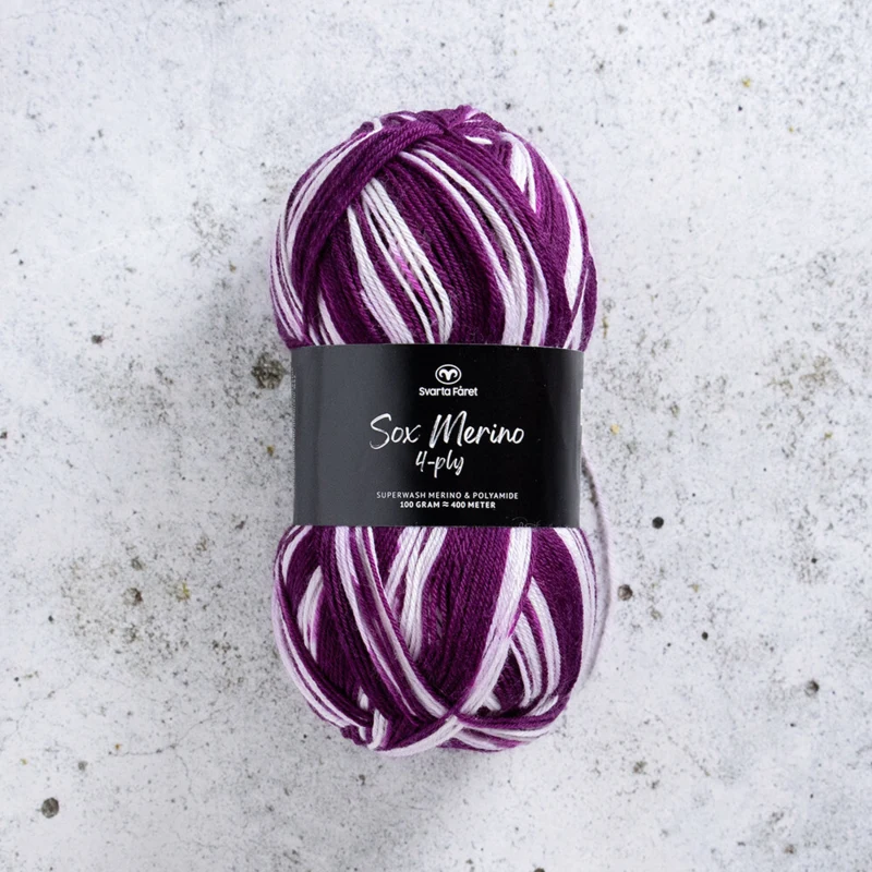Svarta Fåret Sox Merino 4 ply 10 Kulttiklassikko