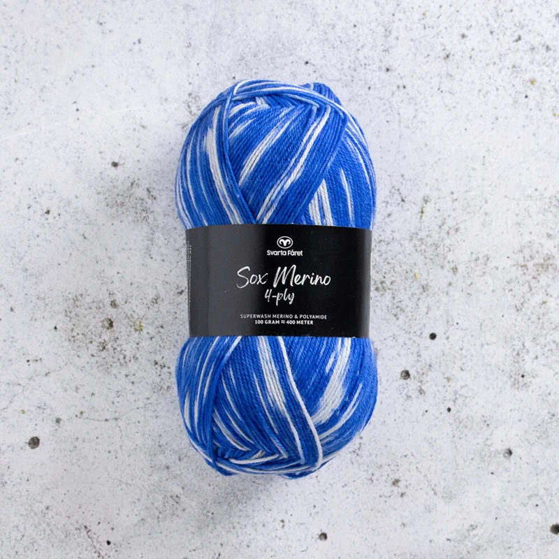 Svarta Fåret Sox Merino 4 ply 13 Avaruusooppera