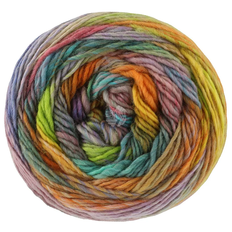 Lana Grossa Colorissimo 224 Kanerva/Pistaasi/Keväänvihreä/Ruskea/Petrooli/Keltainen/Oranssi/Sininen/Ruoste/Beige/Luumunvärinen