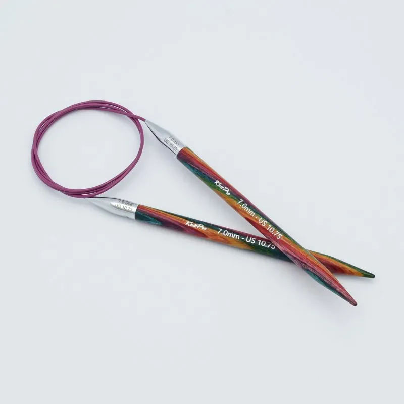 KnitPro Symfonie 2 Kiinteät Pyöröpuikot (25-150 cm)