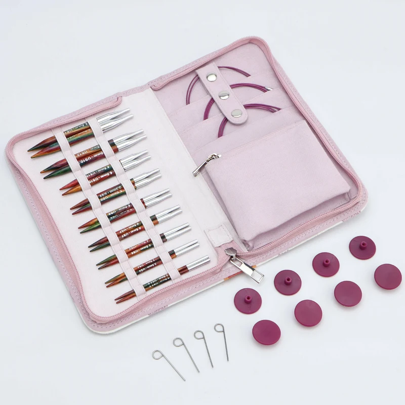 KnitPro Symfonie 2 Vaihdettavat Pyöröpuikotsetti, Special Deluxe, 10 cm