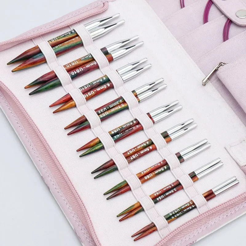 KnitPro Symfonie 2 Vaihdettavat Pyöröpuikotsetti, Special Deluxe, 10 cm