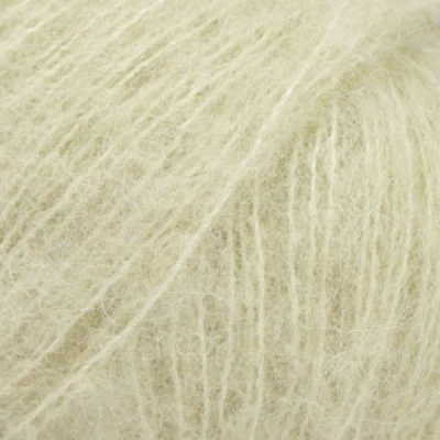 DROPS BRUSHED Alpaca Silk 27 Sademetsän kaste (Uni colour)