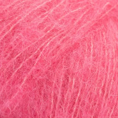 DROPS BRUSHED Alpaca Silk 31 Kirkas roosa (Uni colour)