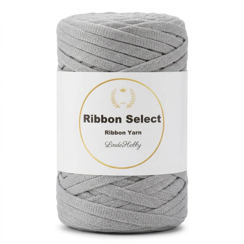 LindeHobby Ribbon Select 64 Yksivärinen harmaa