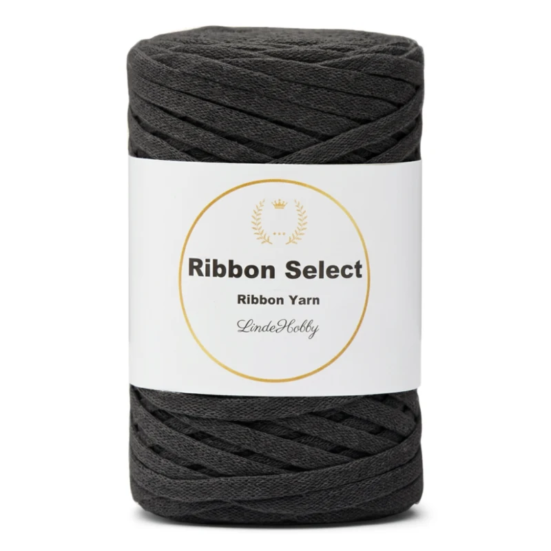 LindeHobby Ribbon Select 03 Tummanharmaa