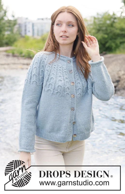 River Dream Cardigan – DROPS 273-12, Nepal-neuletakki, kuva 3