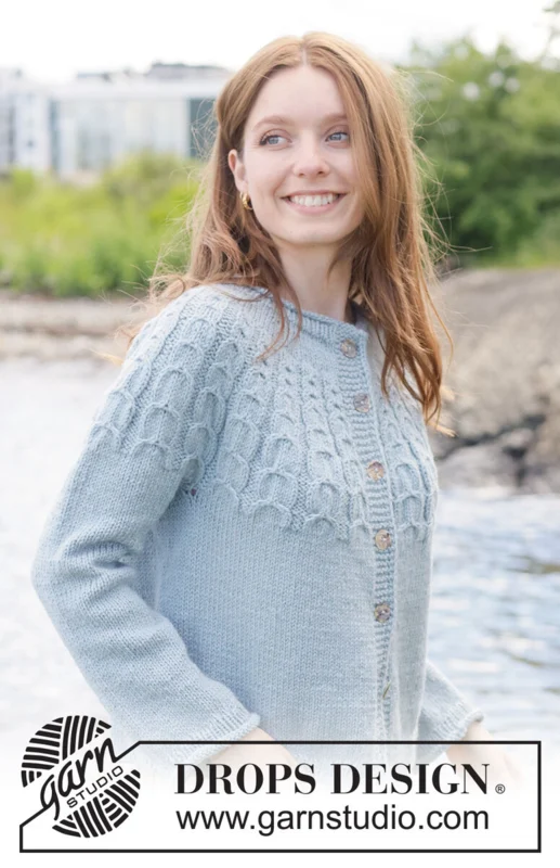 River Dream Cardigan – DROPS 273-12, Nepal-neuletakki, kuva 4