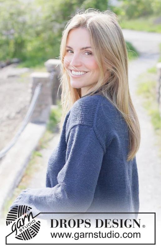 273-22 Autumn Fjord Sweater by DROPS Design