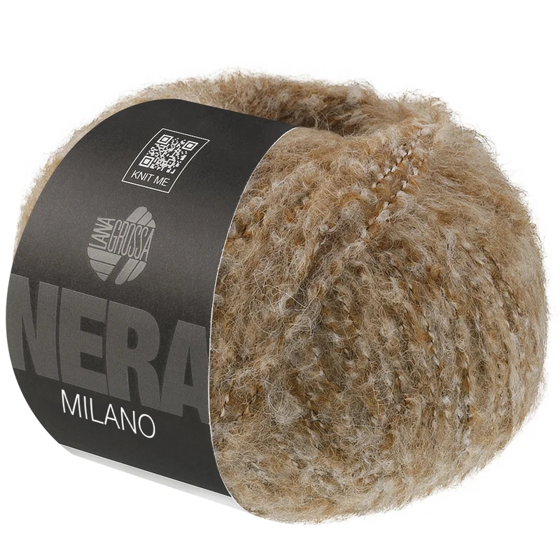 Lana Grossa Milano 09 Vaaleanruskea meleerattu
