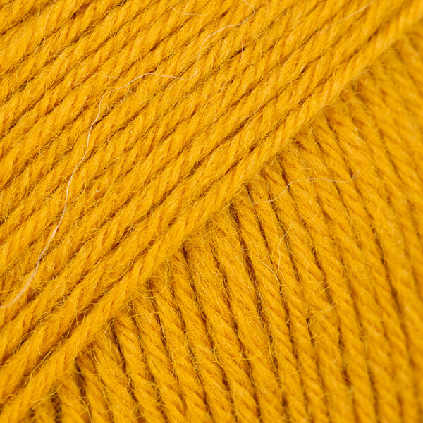 DROPS Fabel Uni Color 111 Sinapinkeltainen