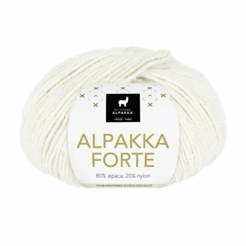 Du Store Alpakka Forte 717 Valkoinen