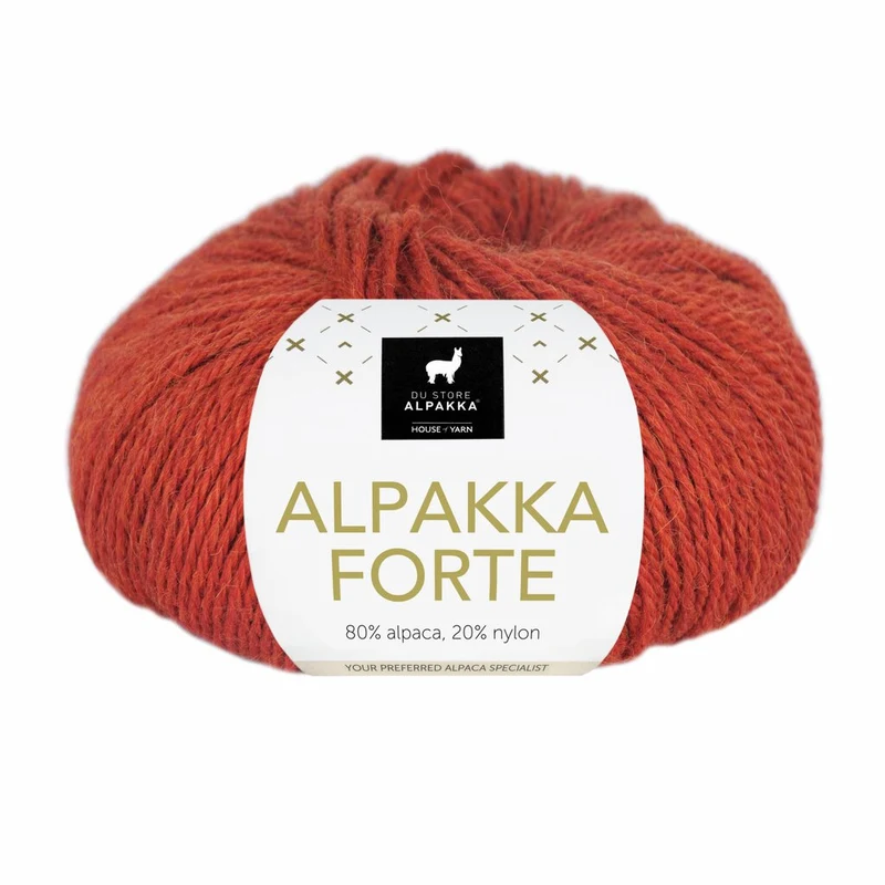 Du Store Alpakka Forte 703 Lämmin terrakotta kirjava