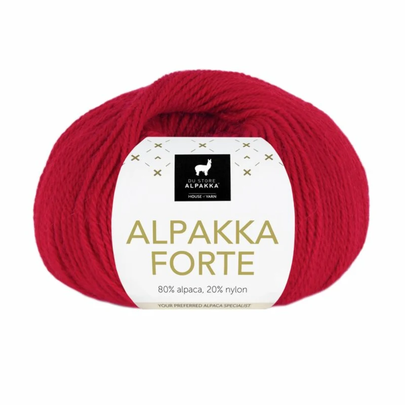 Du Store Alpakka Forte 739 Syvä punainen