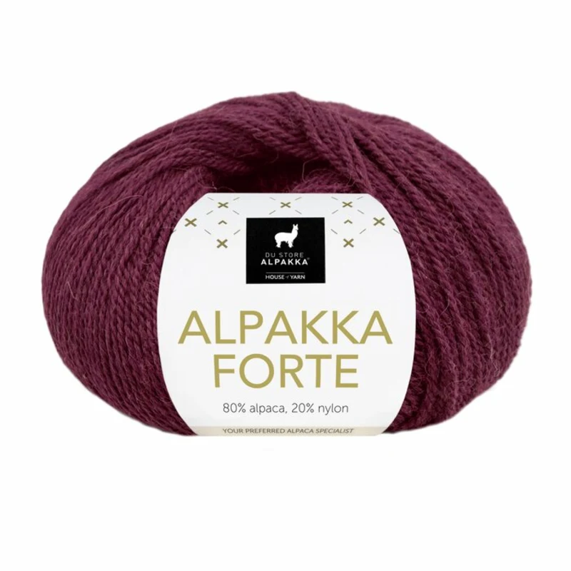 Du Store Alpakka Forte 753 Bordeaux’npunainen