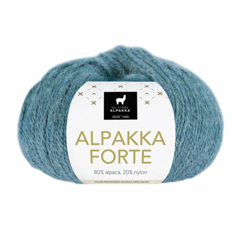 Du Store Alpakka Forte 714 Vaalea denim kirjava