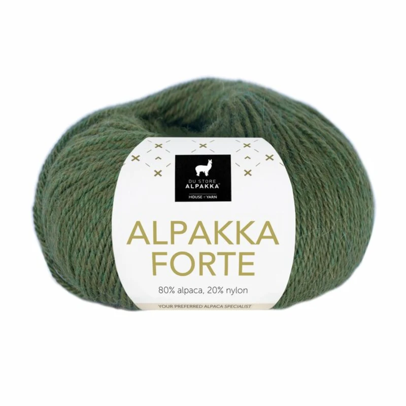 Du Store Alpakka Forte 727 Metsänvihreä kirjava