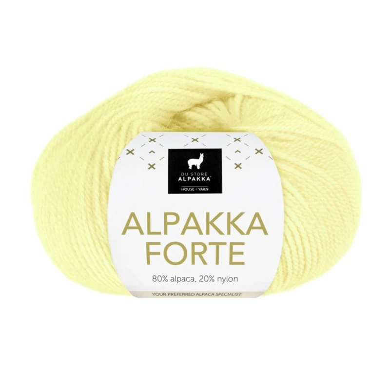 Du Store Alpakka Forte 747 Vaaleankeltainen