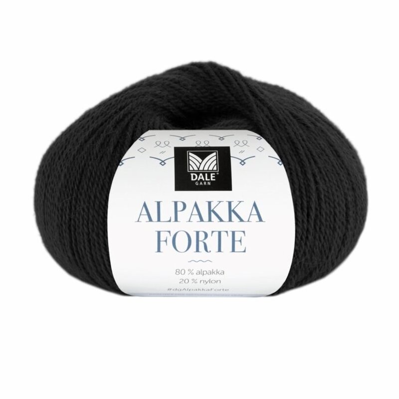 Dale Alpakka Forte 733 Musta