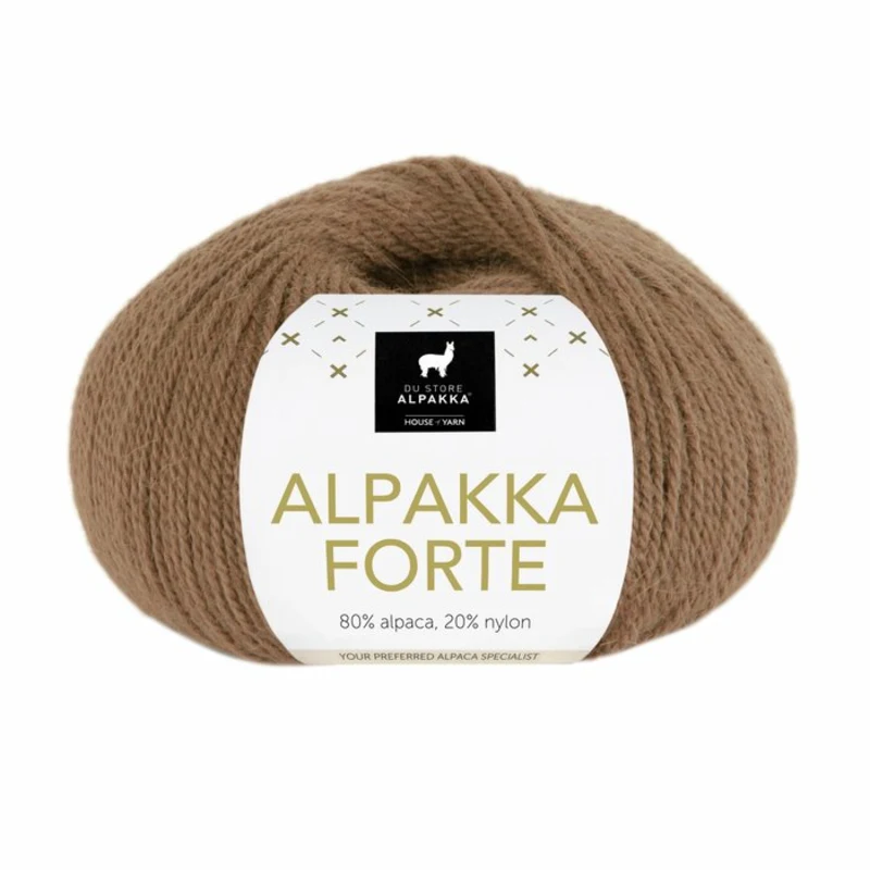 Du Store Alpakka Forte 742 Pähkinänruskea