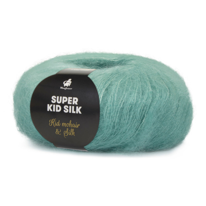 Mayflower Super Kid Silk 93 Pölyinen vihreä