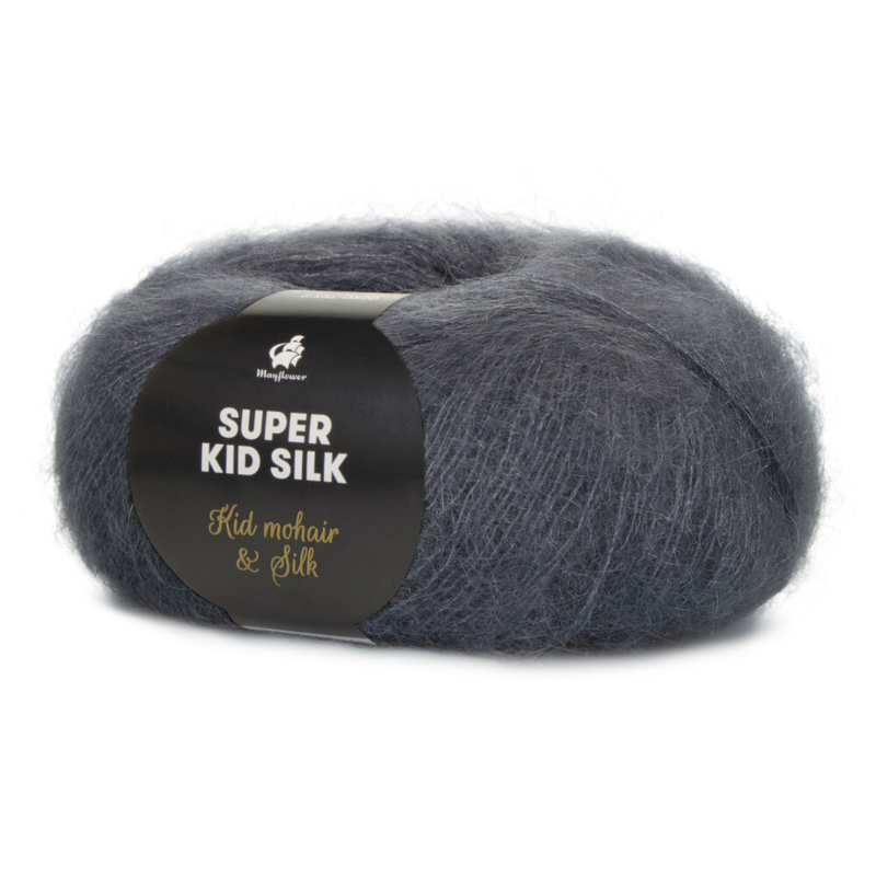 Mayflower Super Kid Silk 03 Hiilenharmaa