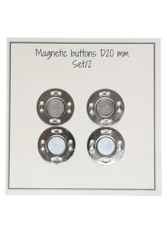 Go Handmade Magneettinapit 20 mm (2 kpl): Hopea