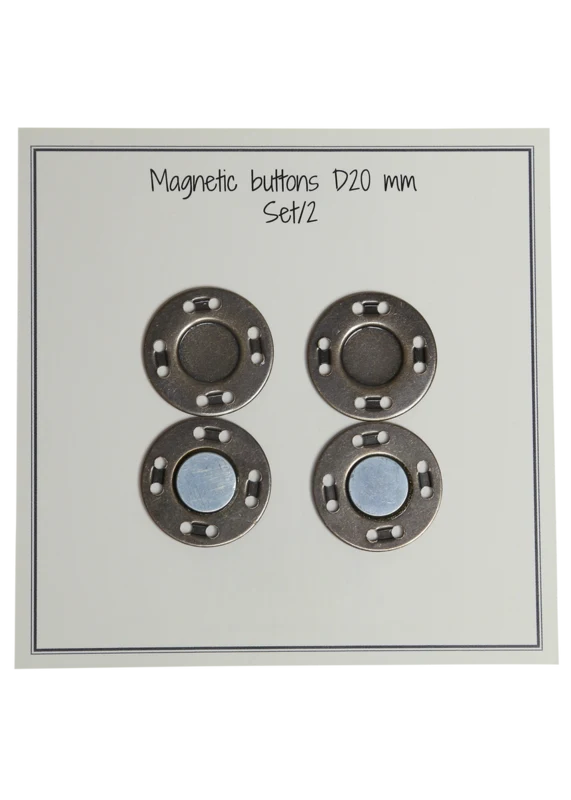 Go Handmade Magneettinapit 20 mm (2 kpl): Pronssi