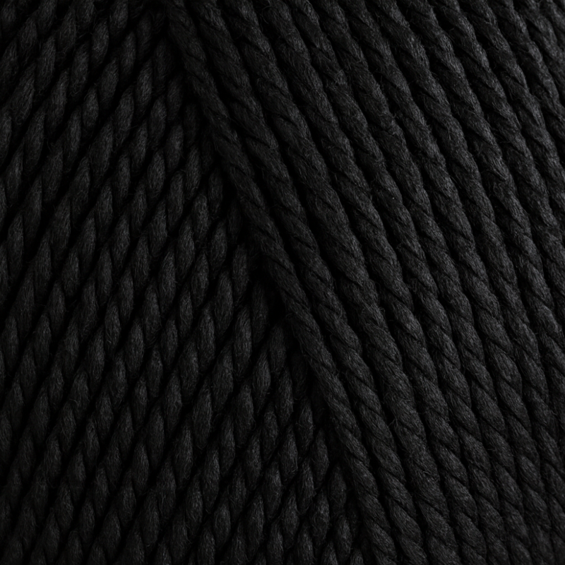 BC Garn Semilla OB02 Musta (Luomu, mutta ei GOTS-sertifioitu)