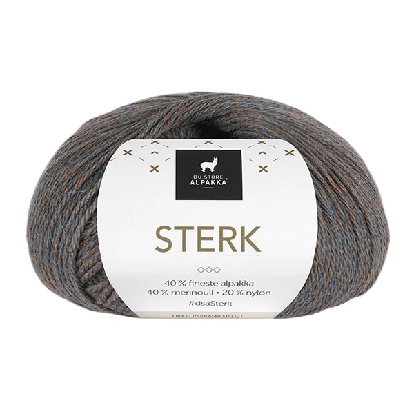 Du Store Alpakka Sterk 897 Bensiini ruoste kirjava
