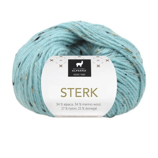 Du Store Alpakka Sterk 928 Karibiansininen tweed