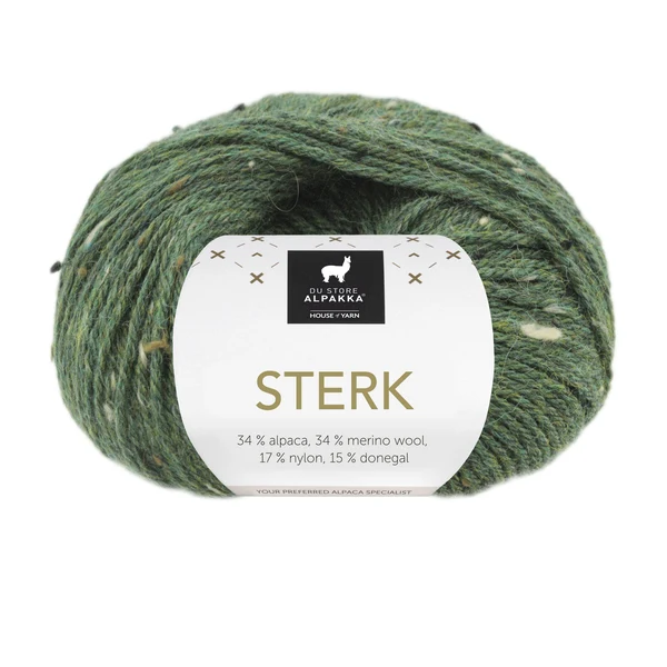 Du Store Alpakka Sterk 935 Männynvihreä tweed