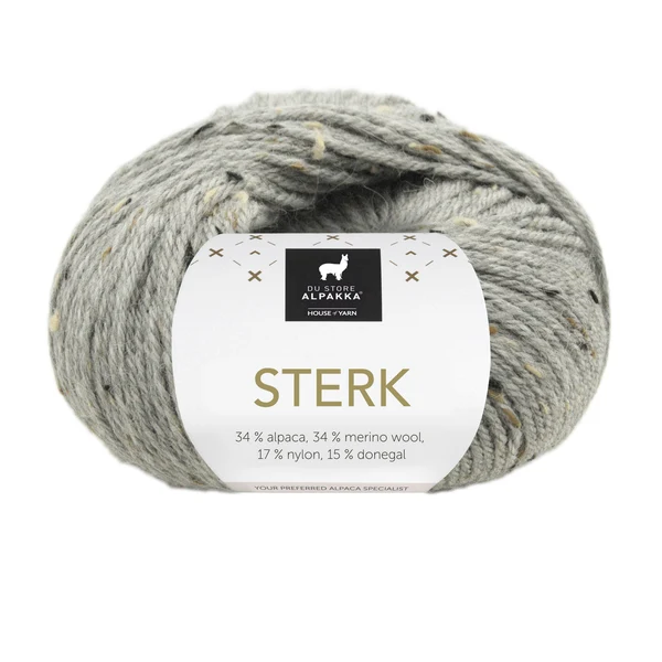 Du Store Alpakka Sterk 931 Harmaa meleerattu tweed