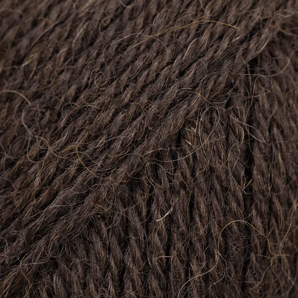DROPS Alpaca 9051 Tumma kahvi (Mix)