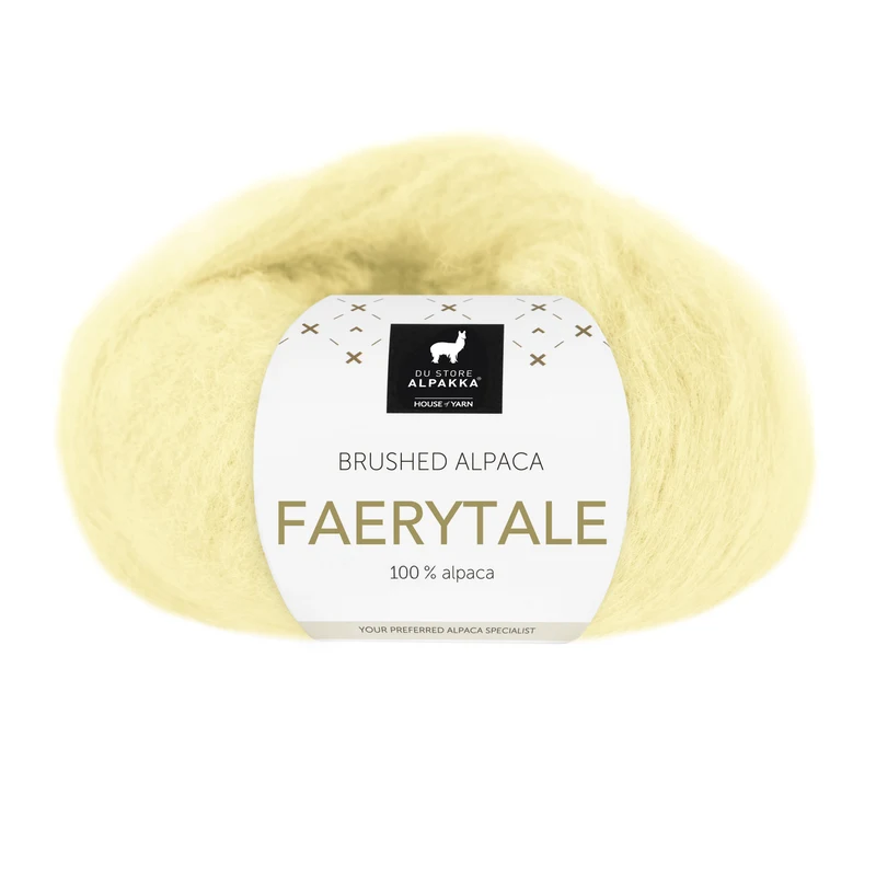 Du Store Alpakka Faerytale 819 Vaaleankeltainen