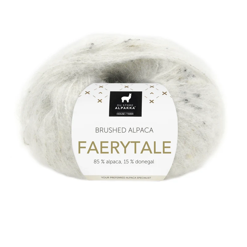 Du Store Alpakka Faerytale 814 Valkoinen tweed
