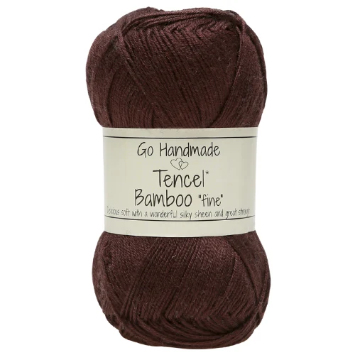 Go Handmade Tencel Bamboo 17353 Tummanruskea